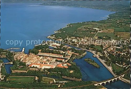 Peschiera Veduta aerea Kat. Lago di Garda Italien