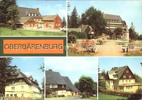Oberbaerenburg HO Hotel Gaststaette FDGB Erholungsheim Urlaubercafe Wieseneck Klause /  /