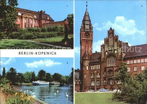 Koepenick Museum Hotelschiff Restaurantschiff Rathaus / Berlin /Berlin Stadtkreis