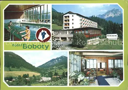 Mala Fatra Hotel Boboty Kleine Tatra Hallenbad Landschaft Gebirge Kat. Slowakische Republik