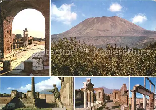 Pompei Antike Stadt Ruinen Ausgrabungen Vesuv Vulkan