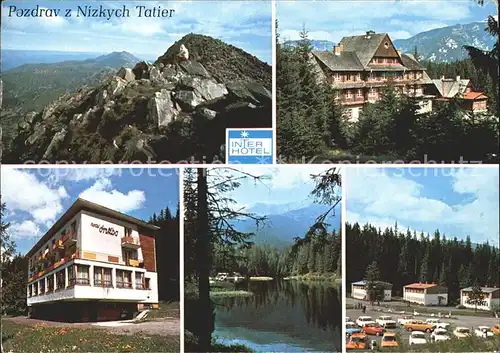 Nizke Tatry Niedere Tatra Berghotel See Gebirgspanorama Kat. Slowakische Republik