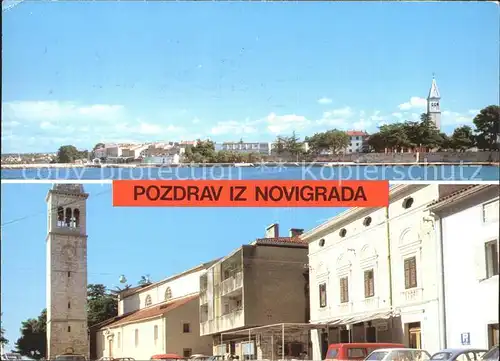 Novigrad Teilansichten mit Kirche Kat. Kroatien