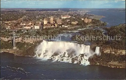 Ontario Canada Niagara Falls aerial view Kat. Kanada