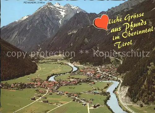 Stuben Pfunds Fliegeraufnahme / Pfunds /Tiroler Oberland