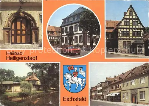 Eichsfeld Duderstadt Heiligenstadt Kneippbad Rathaus Karl Marx Allee Kat. Duderstadt