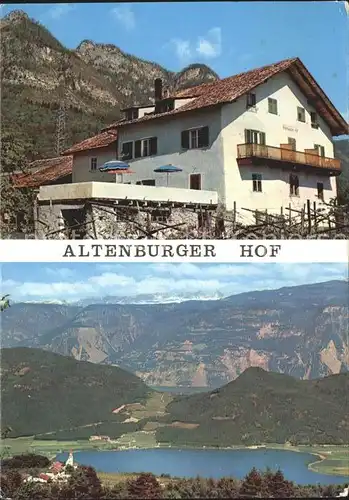 Kaltern Weinstrasse Tirol Altenburger Hof Kalterer See Kat. 