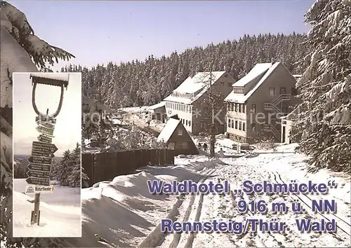 Rennsteig Waldhotel Schmuecke  Kat. Neuhaus Rennweg