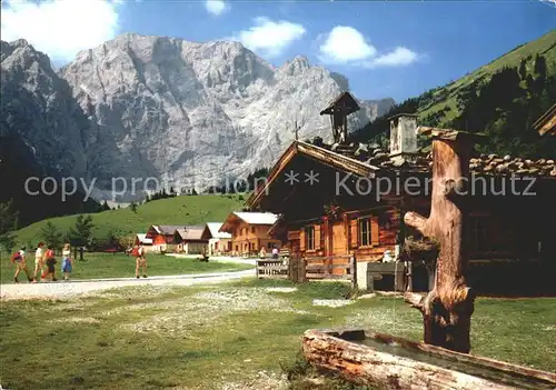 Ahornboden Eng Almen im Karwendelgebirge  Kat. Vomp Tirol