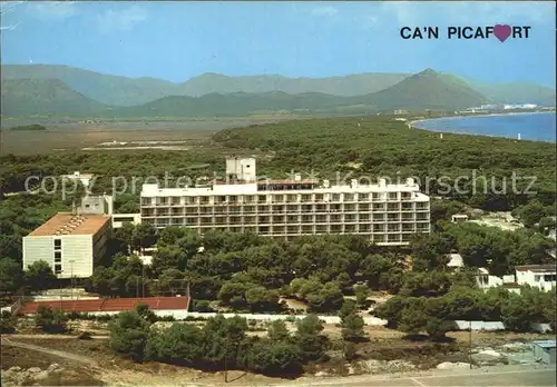 Can Picafort Mallorca Hotel Gran Vista Fliegeraufnahme Kat. Spanien