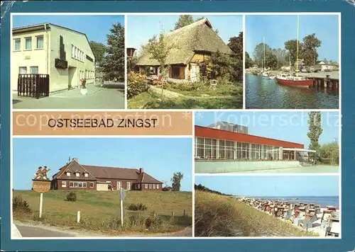Zingst Ostseebad FDGB Urlauberrestaurant Nordlicht Katen Hafen Kurhaus FDGB Ferienheim Stoertebeker Strand Kat. Zingst Darss