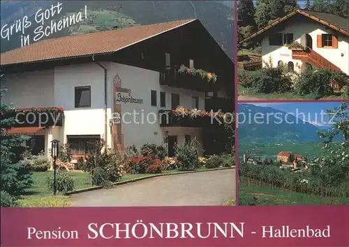 Schenna Meran Pension Schoenbrunn Kat. Italien