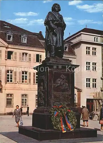 Bonn Rhein Beethovendenkmal Statue Kat. Bonn