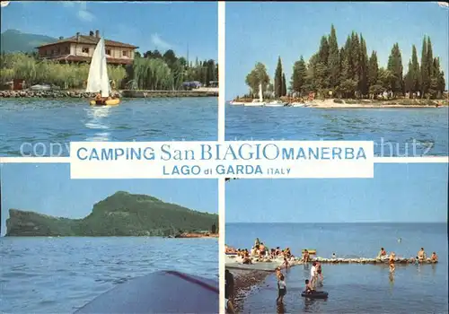 Manerba Lago di Garda Camping San Biagio Gardasee Kat. Brescia