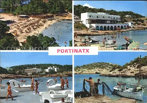 Portinatx Strand Hotel Fischerboot Kat. Ibiza Islas Baleares