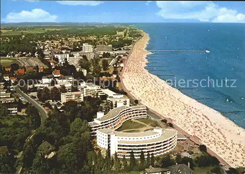 Groemitz Ostseebad Hotelanlage Strand Fliegeraufnahme Kat. Groemitz