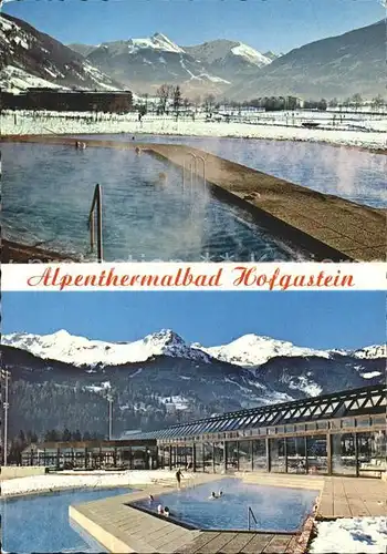 Hofgastein Thermalbad Schwimmhalle Alpenpanorama Kat. Bad Hofgastein