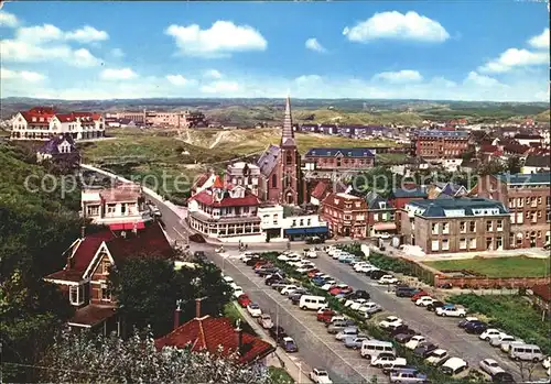 Wijk aan Zee Panorama Kirche Kat. Niederlande