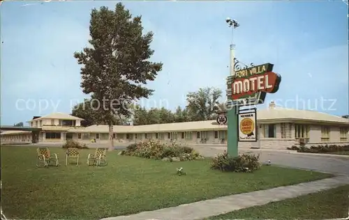 Ontario Canada Fort Villa Motel  Kat. Kanada