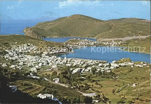 Patmos Sporaden Dodekanes Fliegeraufnahme Kat. Griechenland
