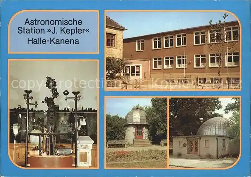 Kanena Halle Astronomische Station J. Kepler Kat. Halle Saale