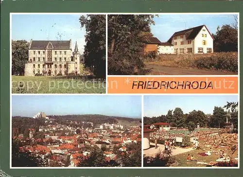 Friedrichsroda Schloss Reinhardsbrunn Restaurant Ferienheim Tanzbuche Kat. Friedrichsroda