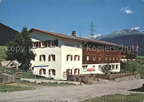 Klosters GR Chesa Selfranga Studentenhotel Kat. Klosters