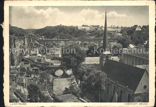 Luxemburg Luxembourg Vorstdt Grund Kat. Luxemburg