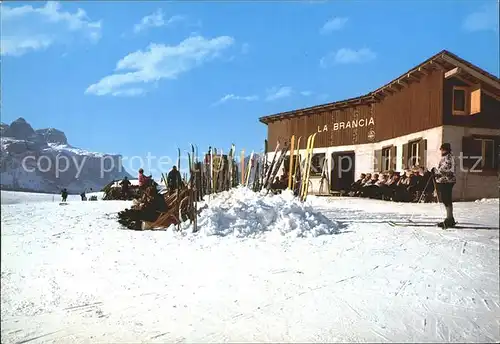 Dolomiten Alta val Badia Huette La Brancia Kat. Italien