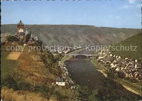 Cochem Mosel mit Burg Kat. Cochem