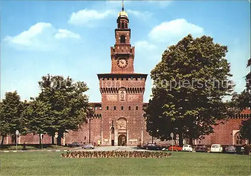 Milano Sforza Schloss  Kat. Italien