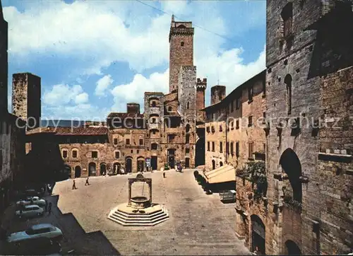 San Gimignano Zisterne Platz