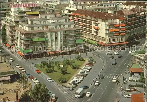 Benidorm Fliegeraufnahme Plaza Hispanidad Kat. Costa Blanca Spanien