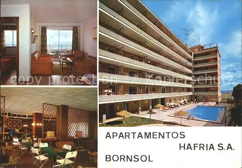 Torremolinos Apartamentos Hafria SA Bornsol  Kat. Malaga Costa del Sol