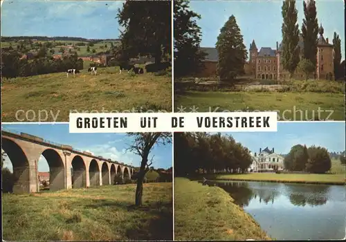 Voerstreek Voerstreek Bruecke Gebaeude Kuehe