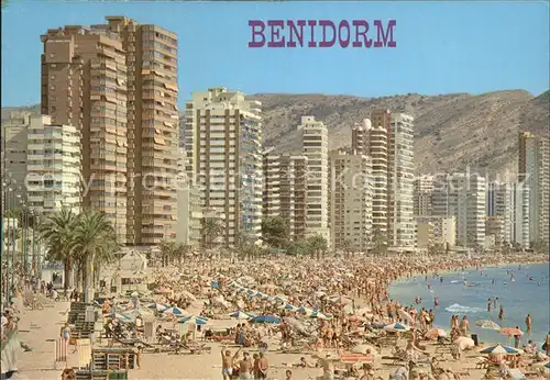 Benidorm Playa de Levante  Kat. Costa Blanca Spanien