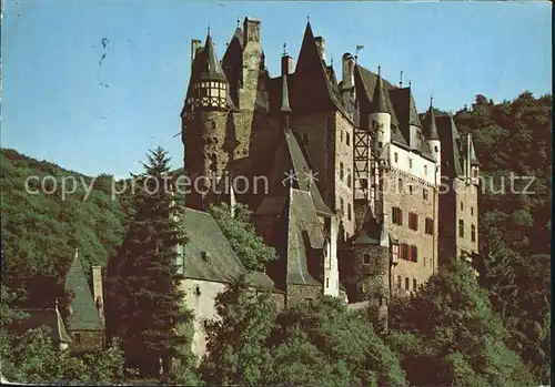 Burg Eltz Gesamtansicht Kat. Wierschem