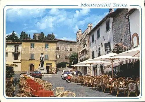 Montecatini Terme Montecatini alta Piazza Giusti Ristorante Kat. Italien