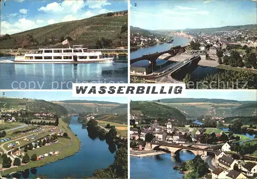 Wasserbillig Bateau Princesse Marie Astrid Camping Frontiere Luxembourg Allemagne Kat. Luxemburg