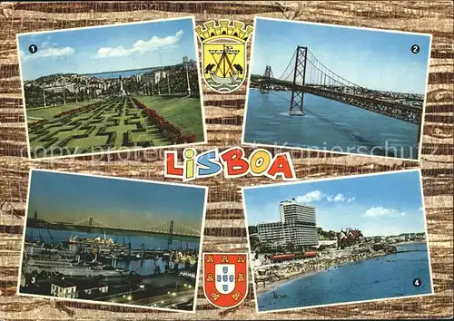 Lisboa Parc Eduardo VII Pont Salazar Salazar Bridge  Kat. Portugal