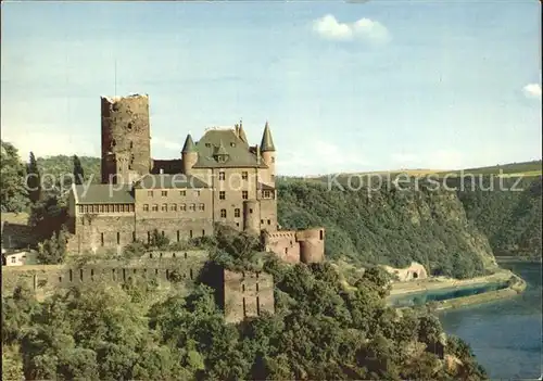 St Goarshausen Burg Katz Loreley  / Sankt Goarshausen /Rhein-Lahn-Kreis LKR