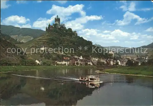 Cochem Mosel Burg Boot  Kat. Cochem