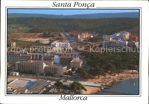 Santa Ponsa Mallorca Islas Baleares Fliegeraufnahme Kat. Calvia