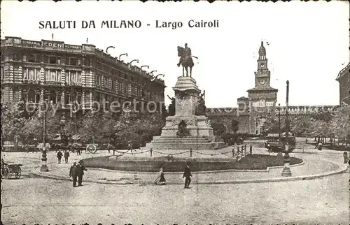 Milano Largo Cairoli Kat. Italien