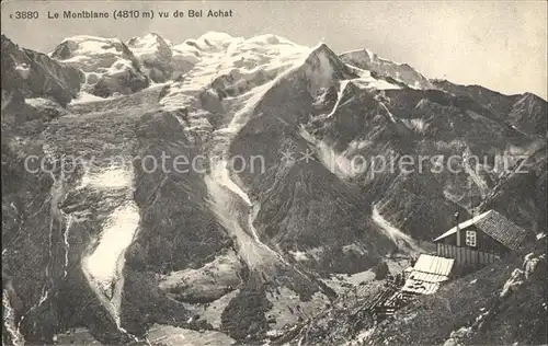 Montblanc Vue de Bel Achat Kat. Chamonix Mont Blanc