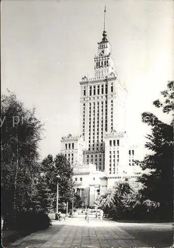 Warszawa Palac Kultury i Nauki Kat. Warschau Polen