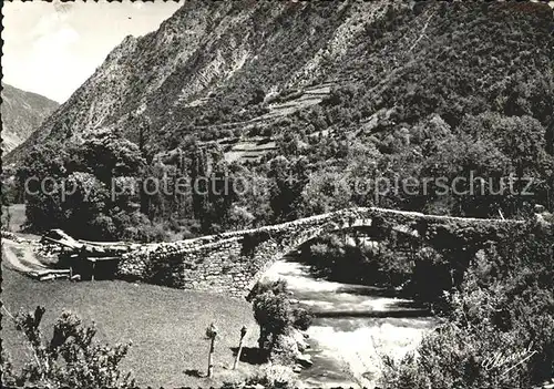 Andorra Santa Coloma Pont romanic de la Margineda Kat. Andorra