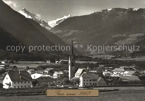 Gais Taufers Teilansicht mit Kirche