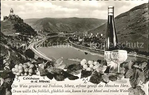 Cochem Mosel Wein Vers Schiff Kat. Cochem