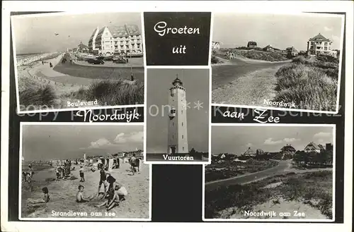 Noordwijk aan Zee  Leuchtturm Boulevard Strabd   Kat. Noordwijk